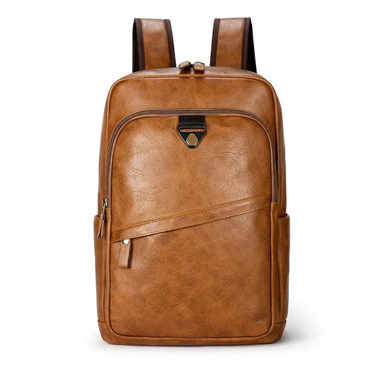 Men's Real Leather Backpack - Survival